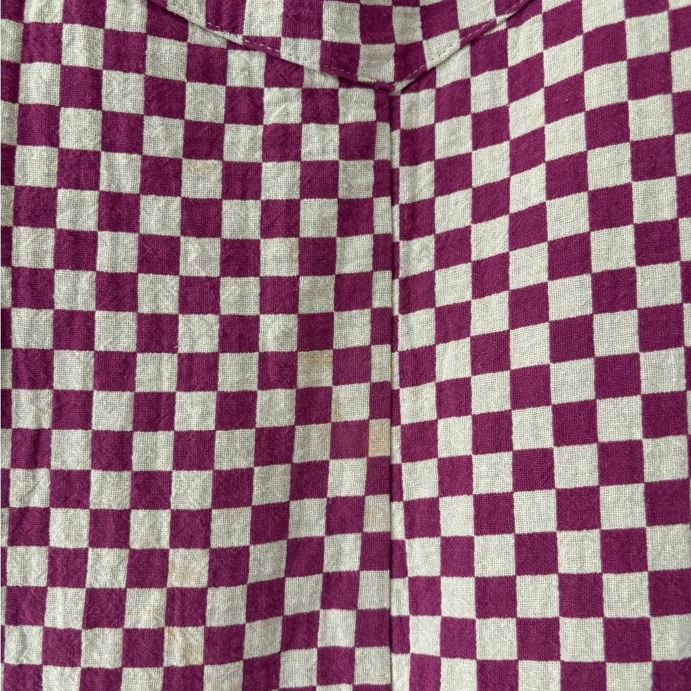 Ilana Kohn Magenta and White Checkered Jumpsuit - Picture 5 of 5